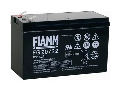 FIAMM FG20722 batteria UPS 7,2 Ah 12 V