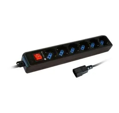 [CBL MP4] Multipresa 6 posti univers. con terminazione IEC per UPS.